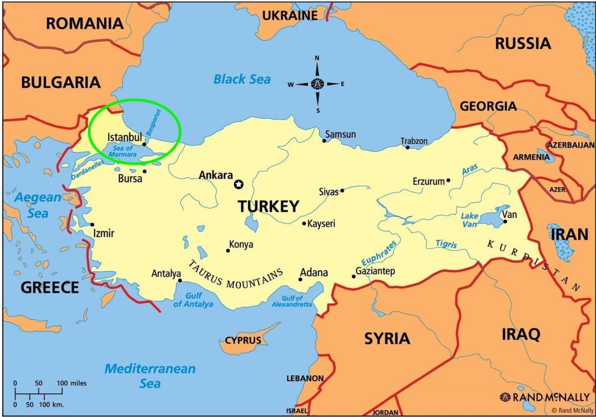 istambul localização no mapa