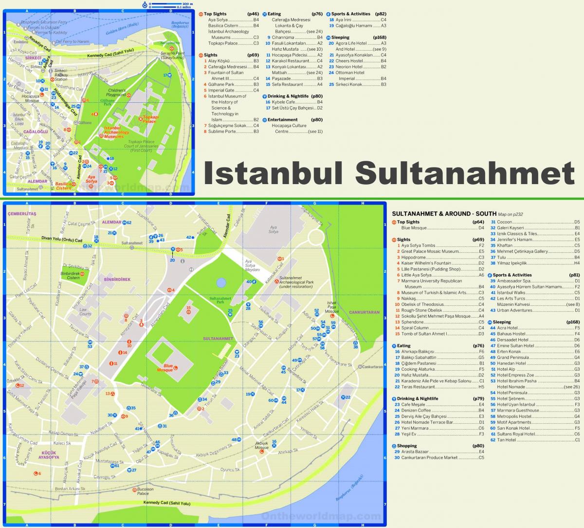 praça sultanahmet mapa