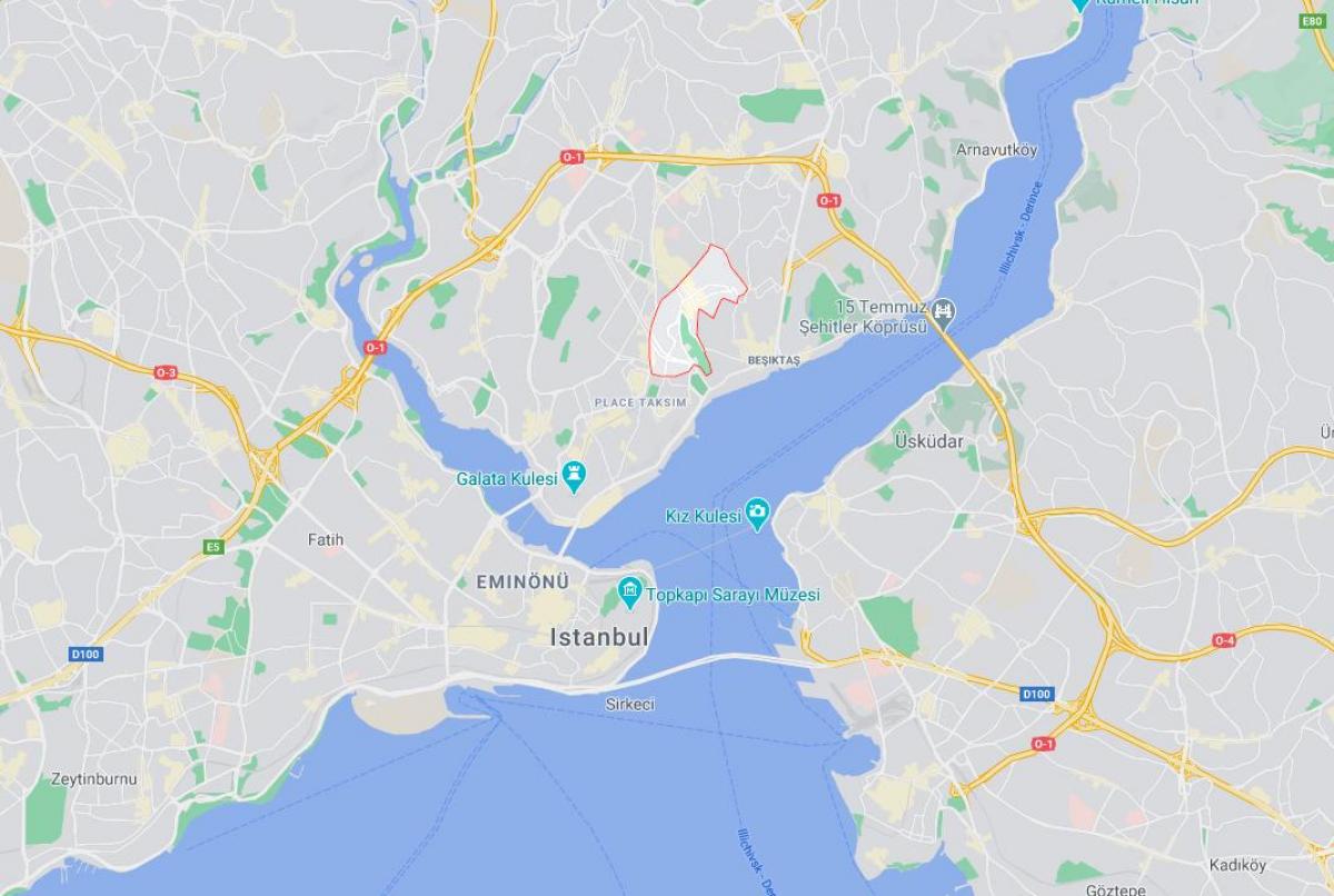 nisantasi mapa de istanbul