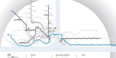 Marmaray mapa do metrô