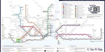 Mapa do aeroporto de ataturk metro